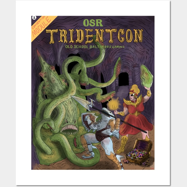 TridentCon Basic Wall Art by DaydreamTiger